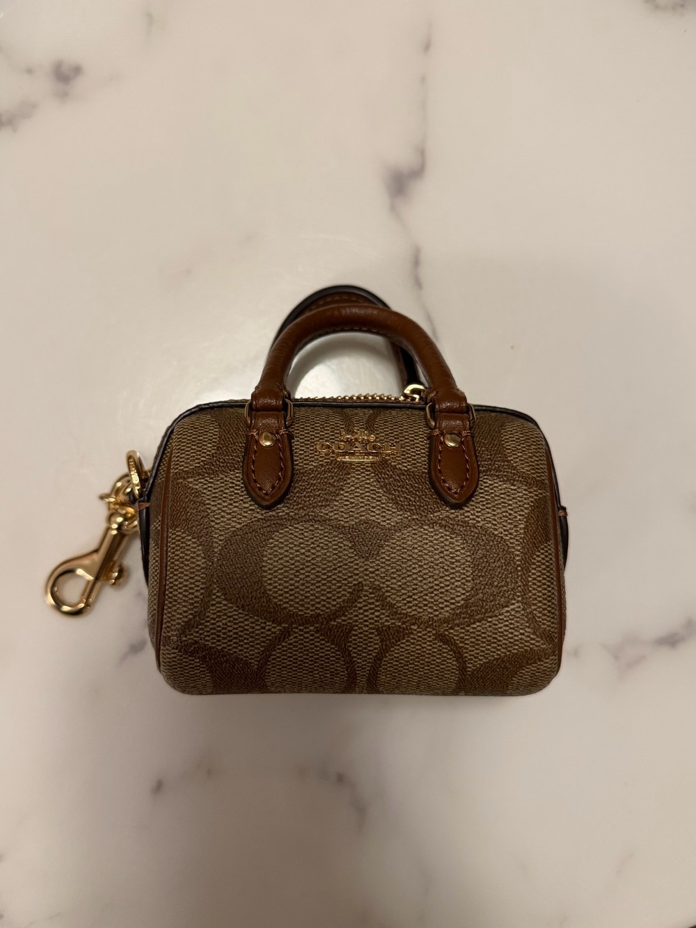 Coach Mini Rowan Bag Charm - Picture 2 of 6